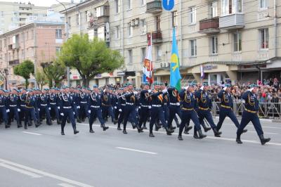 Рязань торжественно встретила участников парада на Красной площади